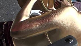 Osu Gold Powder Show: Costume Slips, Nipples Exposed In Nude Tease