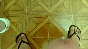 look at my beautiful cumshot on that cock, it's so hot!