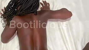 Petite Ghana Girl Gets Rough Creampie from Big Black Cock in Full Movie