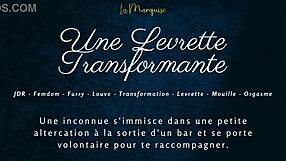 In this furry tale, the crossdresser transforms during intense doggy style