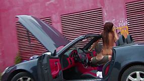 i'm fucking fayna vergara in outdoor lingerie and stockings