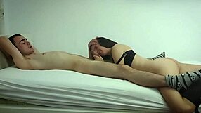 Lazy night romantic conversation with girlfriend