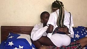 Curvy College Students Engage In Emotional Monster Cock Fuck