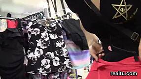 Czech teen seduced in shopping centre, clothes ripped for hardcore POV