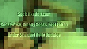 Imagine sniffing my white socks while I tease your cock?