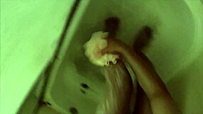 first video captures young teen bathing in pov shower scene