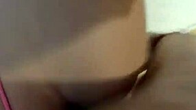 My girlfriend pounded hard from behind in quickie