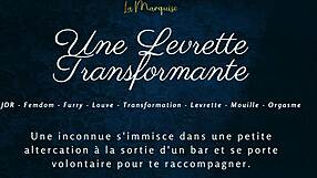 In this furry tale, the crossdresser transforms during intense doggy style