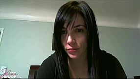 Jelena Jensen plays with her big tits.