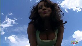 flexible brunette feels amazing during anal stretches