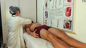 Patient Gets Hard from Nurse's Touch in Kinky Hospital Scene!