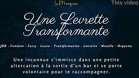 In this furry tale, the crossdresser transforms during intense doggy style