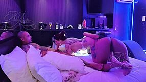 we felt so excited swapping couples in the hotel with bisexual licks all night