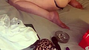 Beautiful British Housewife Poses Curvy Body in Private Solo Update