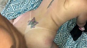 Beautiful latina milf offers hairy pussy while husband plays tigrinho