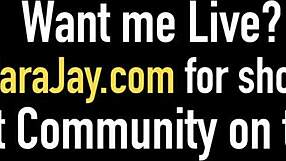 high heeled cougar sara jay drills with dildo and fingers