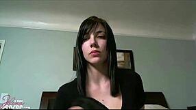 Jelena Jensen plays with her big tits.