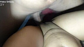 Skinny Brazilian Babe Gives Bareback Backstage.