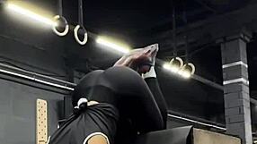 just doing my usual crossfit workout with some intense moves.