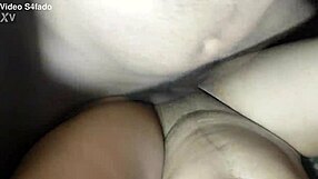 Skinny Brazilian Babe Gives Bareback Backstage.