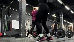 just doing my usual crossfit workout with some intense moves.