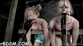 Playgirl Chained in Shackles During Hardcore BDSM Session