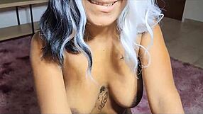 Horny latina alone, tight ass mischief!