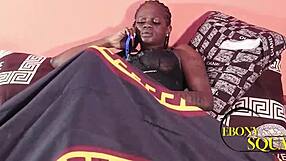 Horny Lonely Black Ebony FUCKED By Delivery Boy