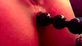 Too Tight to Drip: Wife's Homemade Anal Toy Session Leading to Cum