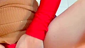 Horny Girl Masturbates Until Orgasm?