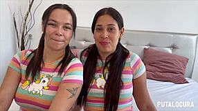 hey, wanna see two busty Colombian beauties swallow all of Torbe’s load?