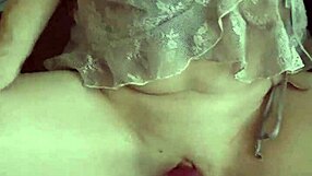 Velvet hot horny milf achieves squirting orgasms with huge homemade toys