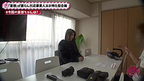 Intense asian threesome with anal and creampie