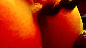 Too Tight to Drip: Wife's Homemade Anal Toy Session Leading to Cum