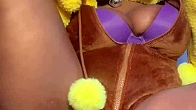 i squirted all over lopunny cosplay