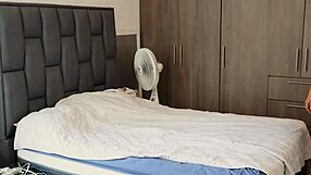 Find Stepsister Making Bed? We Mess It Up Fucking!