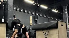 just doing my usual crossfit workout with some intense moves.