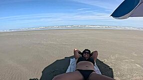 Couple fucks on beach