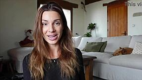 Roxy Fox instructs, 'Follow my cum eating tutorial and swallow every drop'