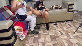 dirty secret, i watch my stepdaughter toy her pussy for wild pleasure