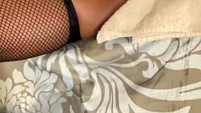 Nasty nympho Barbie plays with her pussy