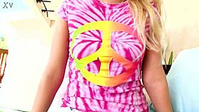 Vanessa Cage swallows big cock cum