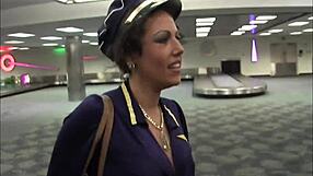 Milf Stewardess Wrecked By Black Dick In Hardcore Fuck