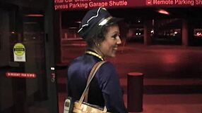 Milf Stewardess Wrecked By Black Dick In Hardcore Fuck