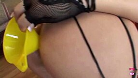 Thick Busty Brunette Submissive Adapts Fast to Anal and Begs for Creampie