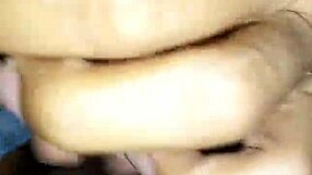 Neighbor gives oral sex during movie night