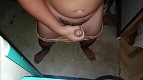 Man with Hard Cock Masturbates Solo to Creampie Climax