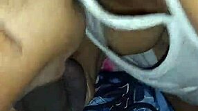 Neighbor gives oral sex during movie night