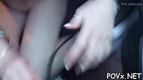 How does a shaved pussy handle pounding from an erected cock in POV?