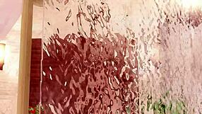 Doa Li Bathes Nude in Shower